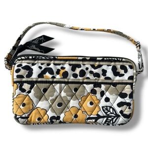 Vera Bradley Go Wild Wristlet Floral Quilted Wristlet Wallet